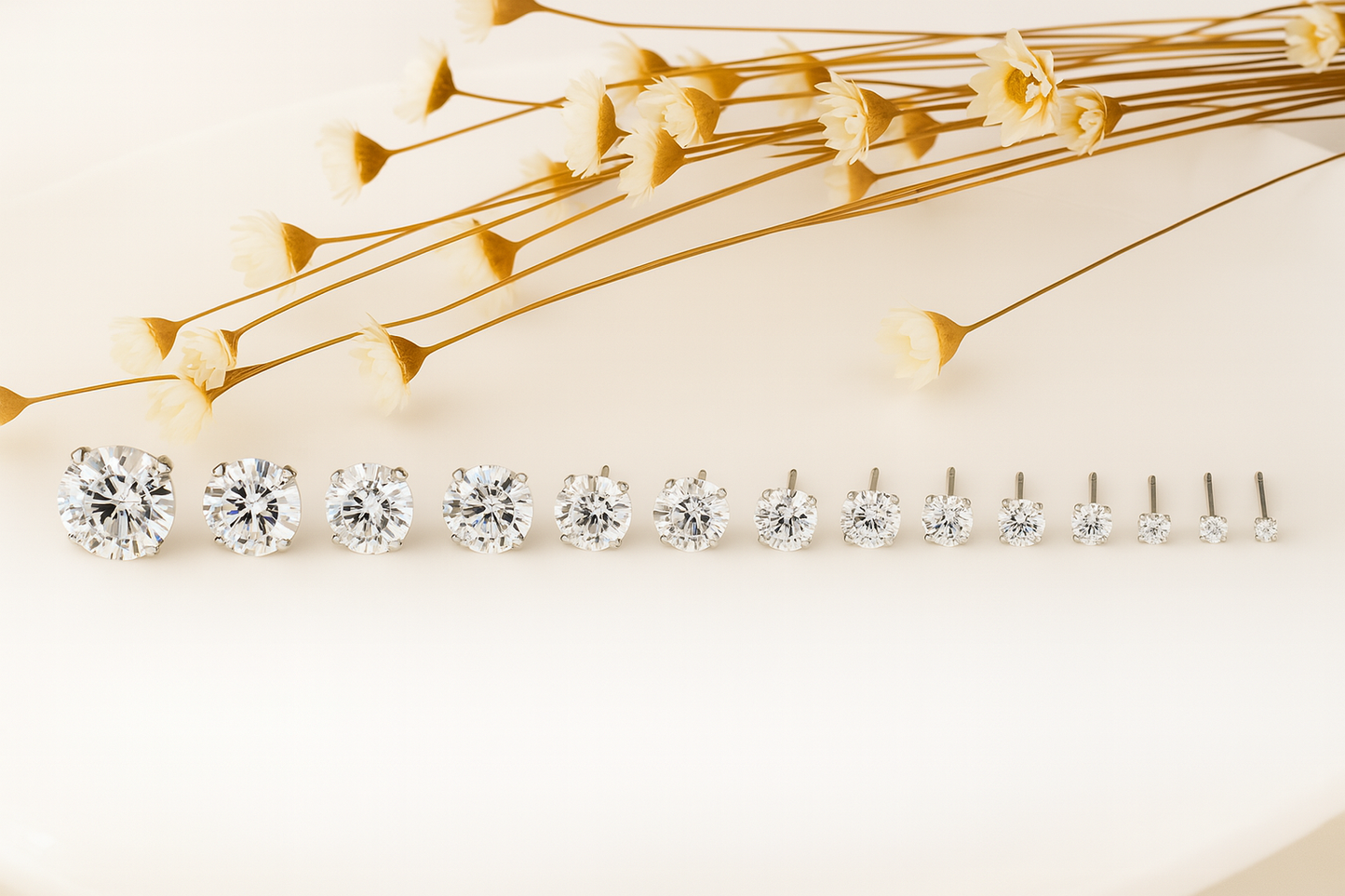 Eterna Light – Elegant Lab Diamond Studs in Sterling Silver