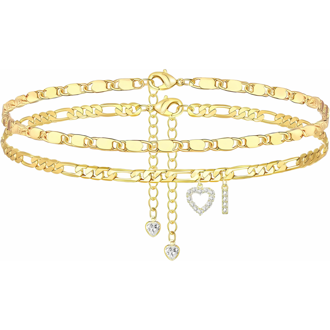 Sofia Love Initial Anklet