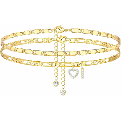 Sofia Love Initial Anklet