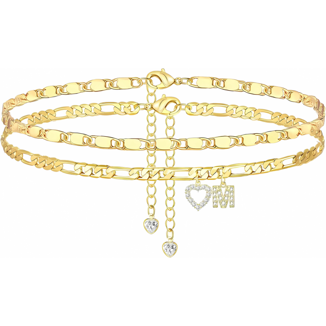 Sofia Love Initial Anklet