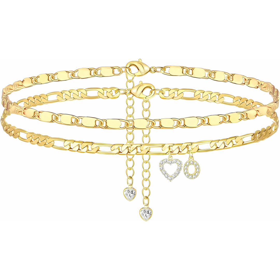 Sofia Love Initial Anklet