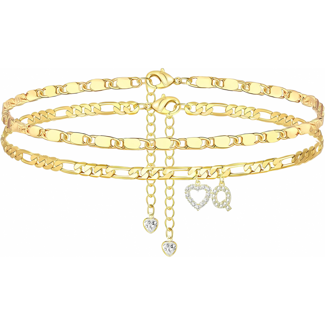 Sofia Love Initial Anklet
