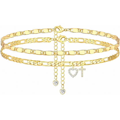 Sofia Love Initial Anklet