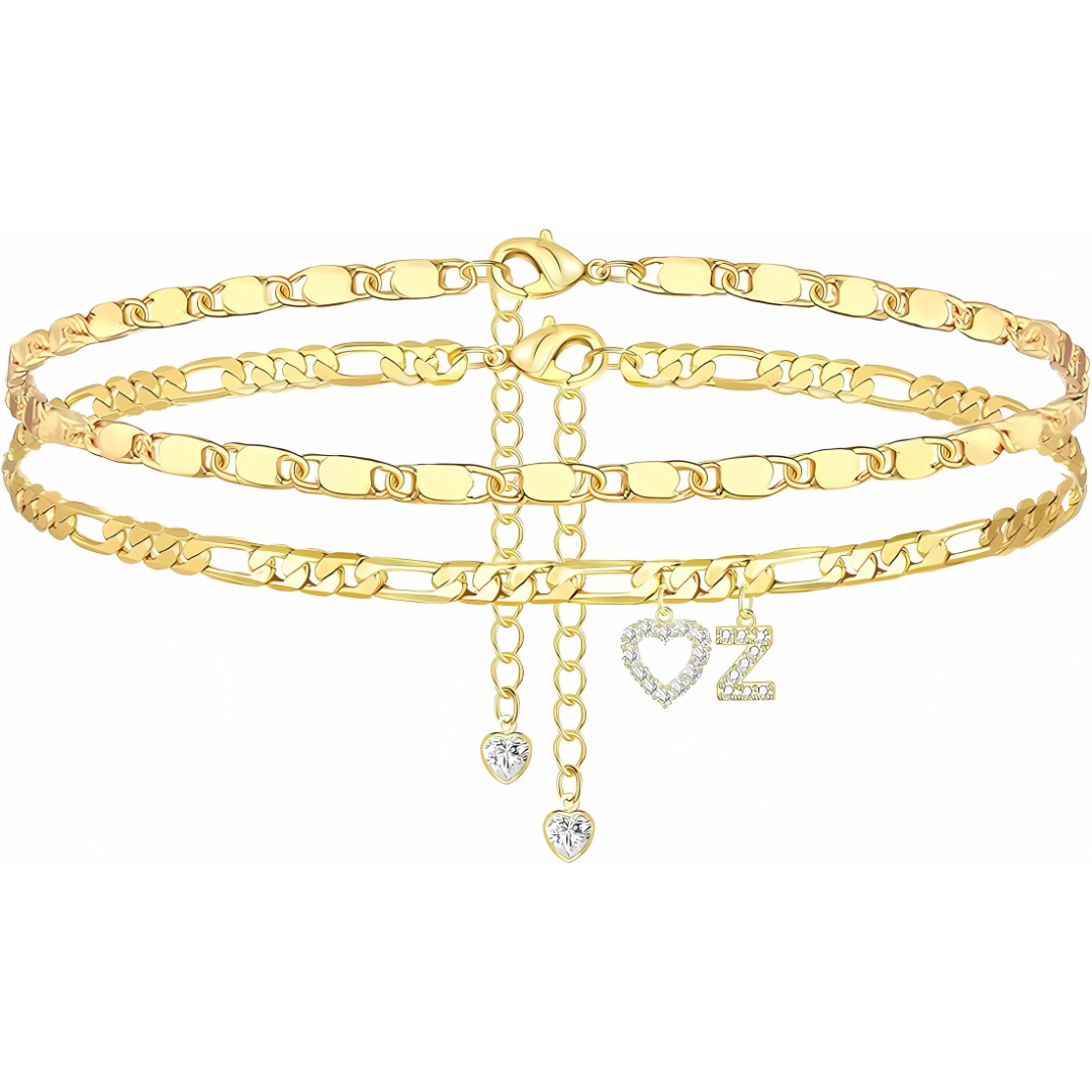 Sofia Love Initial Anklet