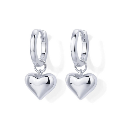 BoldHearts Huggie Earrings