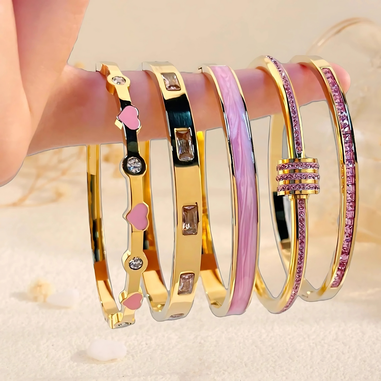 Aria Rosato Bangle Collection