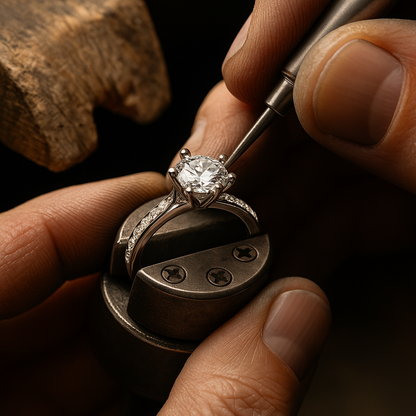 Timeless Elegance – Ultra White Lab-Grown Diamond Ring