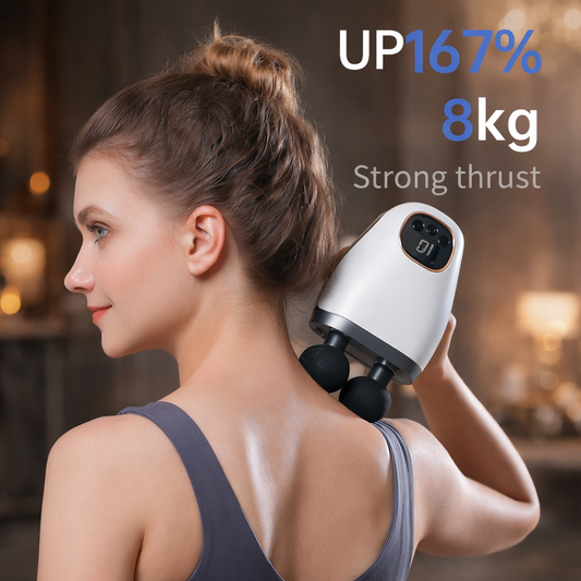 Dual-Head Deep Tissue Massage Gun
