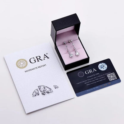 Super White Lab-Created Diamond Earrings