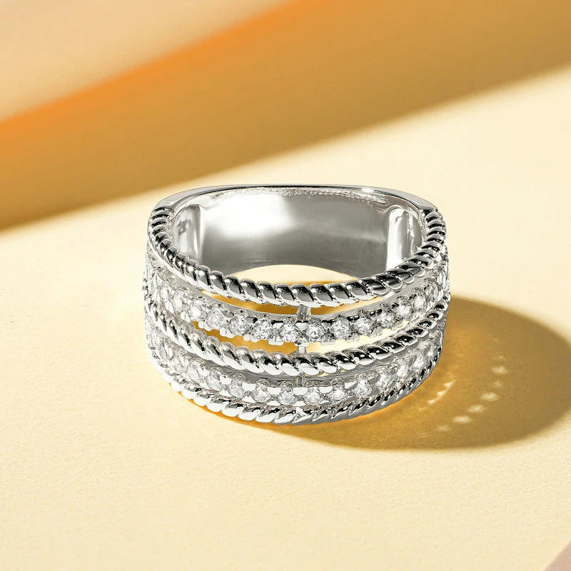 Twist of Love – Lab Diamond Ring