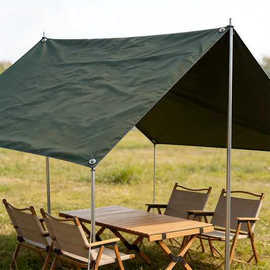Multi-Purpose Waterproof Tarp, Thickened Oxford Cloth Sun Shade Sail, Picnic Mat & Tent Footprint 1