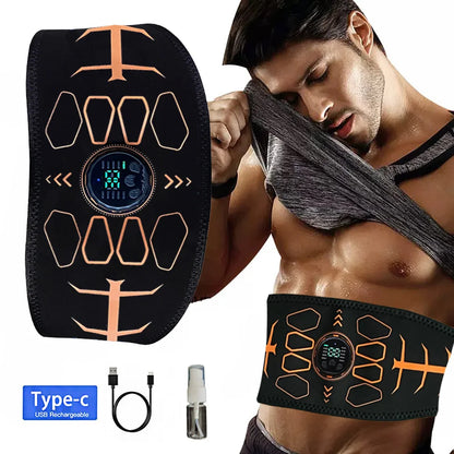 💪 EMS Smart Muscle Toner Belt – Sculpt, Train & Burn Fat at Home
