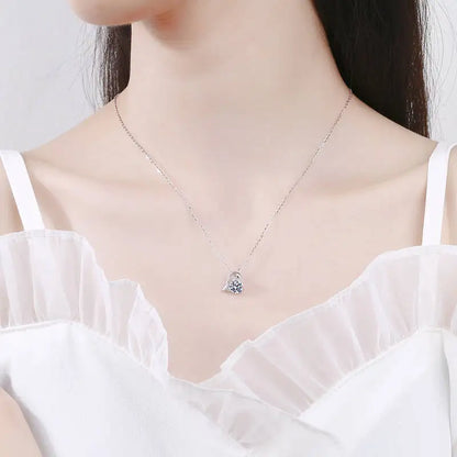 Super White Lab-Created Diamond Necklace