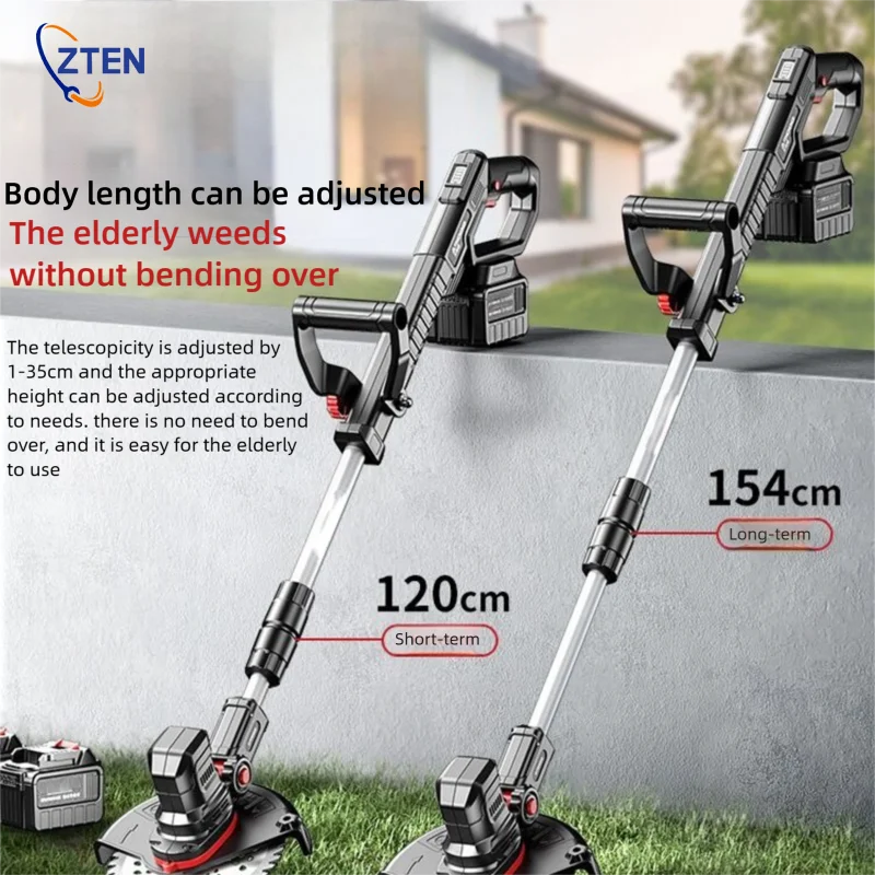 Multifunctional Agricultural Lawn Mower Electric Lawn Mower Small Household Rechargeable Lithium Battery Weeding Machine