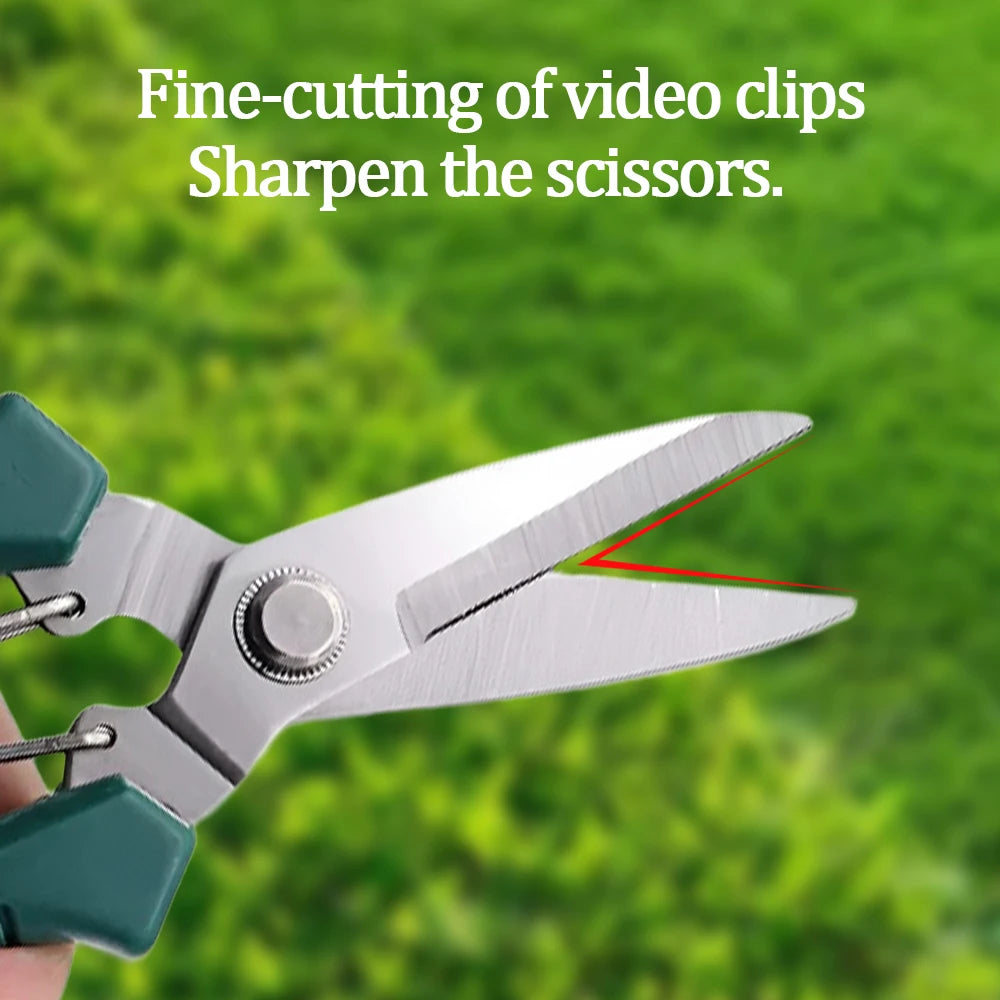 Sharp Garden Tools Secateurs Bonsai Shears Metal Gardening Scissors Pruning Tool Fruit Picking Weed Household Potted Hand Cutter