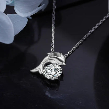 Super White Lab-Created Diamond Necklace