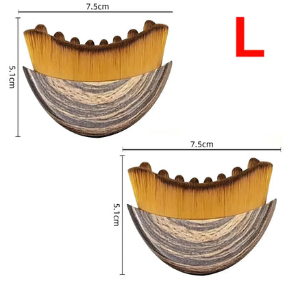 Lymphatic Wooden Contour Brush
