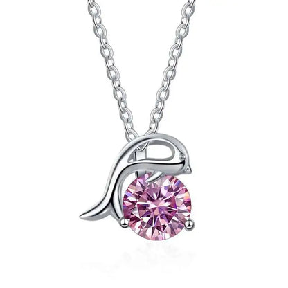Super White Lab-Created Diamond Necklace