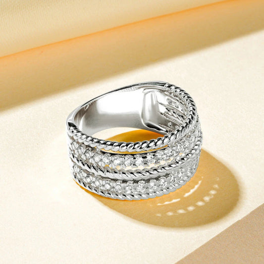 Twist of Love – Lab Diamond Ring