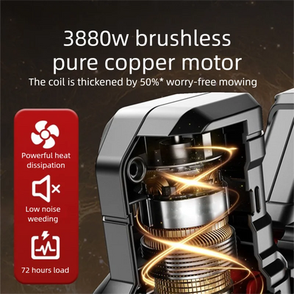 Multifunctional Agricultural Lawn Mower Electric Lawn Mower Small Household Rechargeable Lithium Battery Weeding Machine