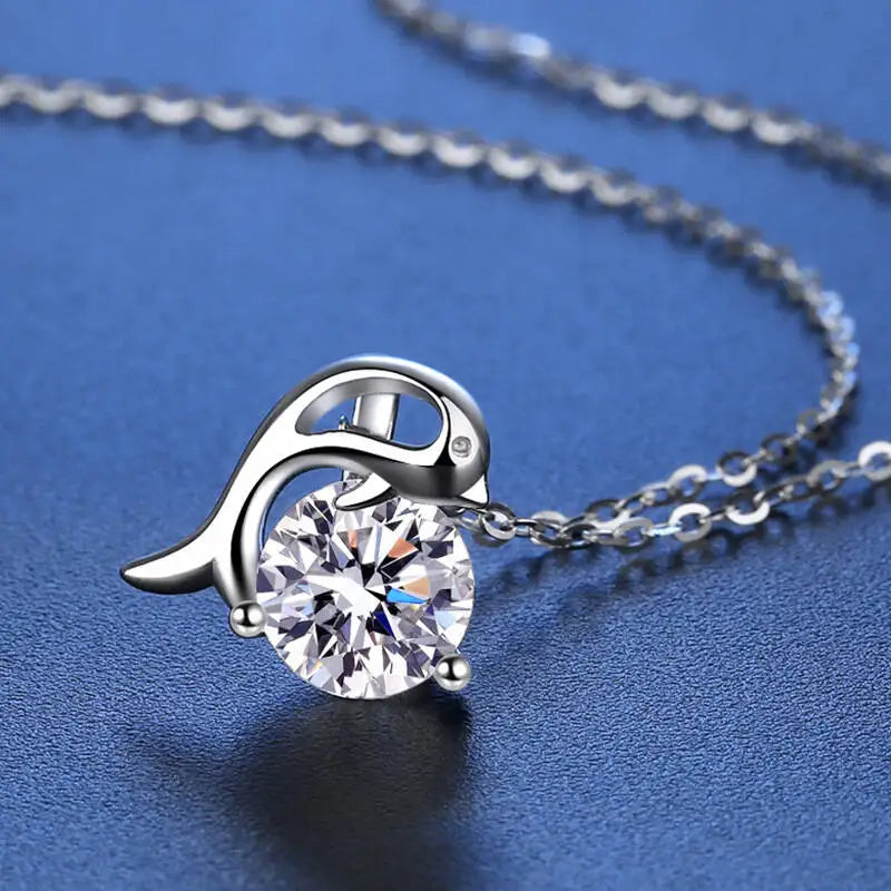 Super White Lab-Created Diamond Necklace