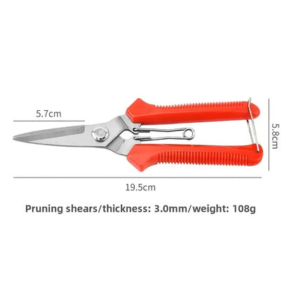 Sharp Garden Tools Secateurs Bonsai Shears Metal Gardening Scissors Pruning Tool Fruit Picking Weed Household Potted Hand Cutter