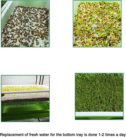 Germination Tray Tray Seed Germination Tray Seedling Tray Wheatgrass Seed Planting Soilless Cultivation Planting Pot