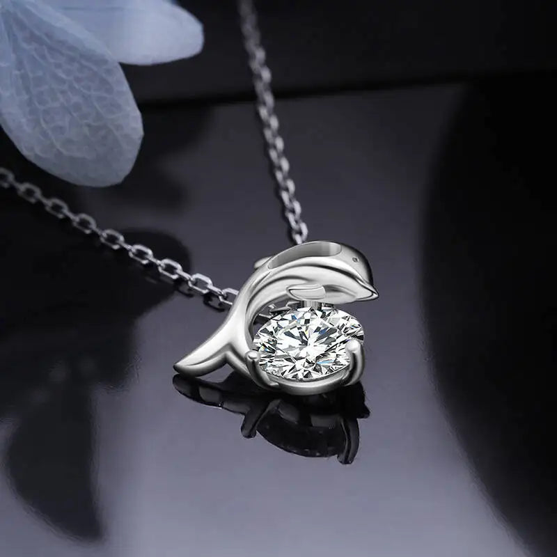 Super White Lab-Created Diamond Necklace