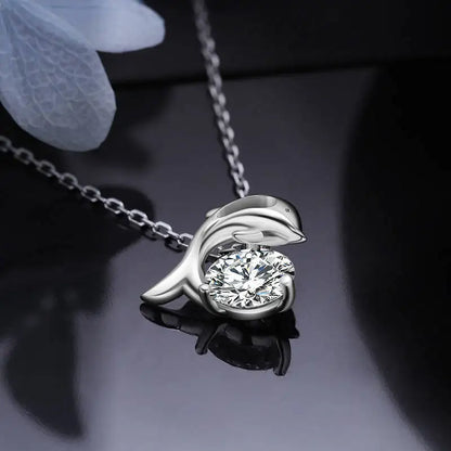Super White Lab-Created Diamond Necklace