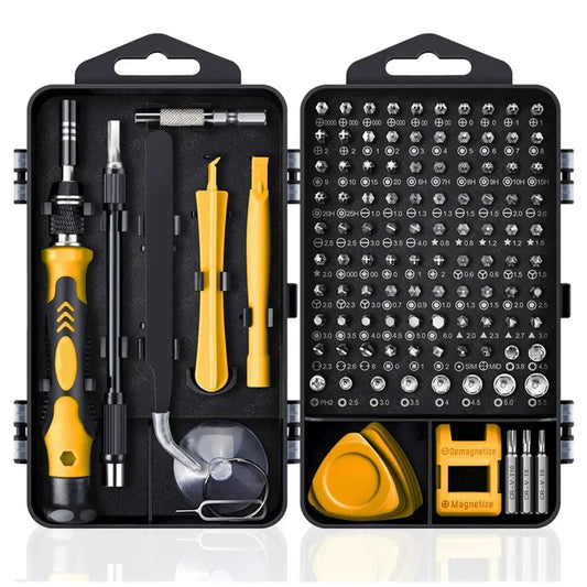 Computer Repair Kit 115 in 1 Magnetic Laptop Screwdriver Kit  Precision Screwdriver Set  Small Impact Screw Driver Set with Case