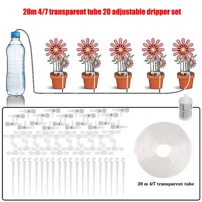 Garden Drip Irrigation Kit with Regulating valve Potted Plant Watering Device 4/7mmHose Watering Saving Micro Dripper Greenhouse