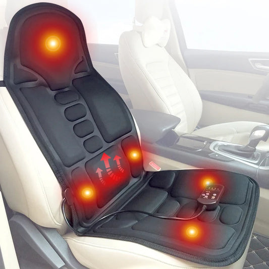 Heated Massage Seat Cushion – Car &amp; Home Comfort Therapy