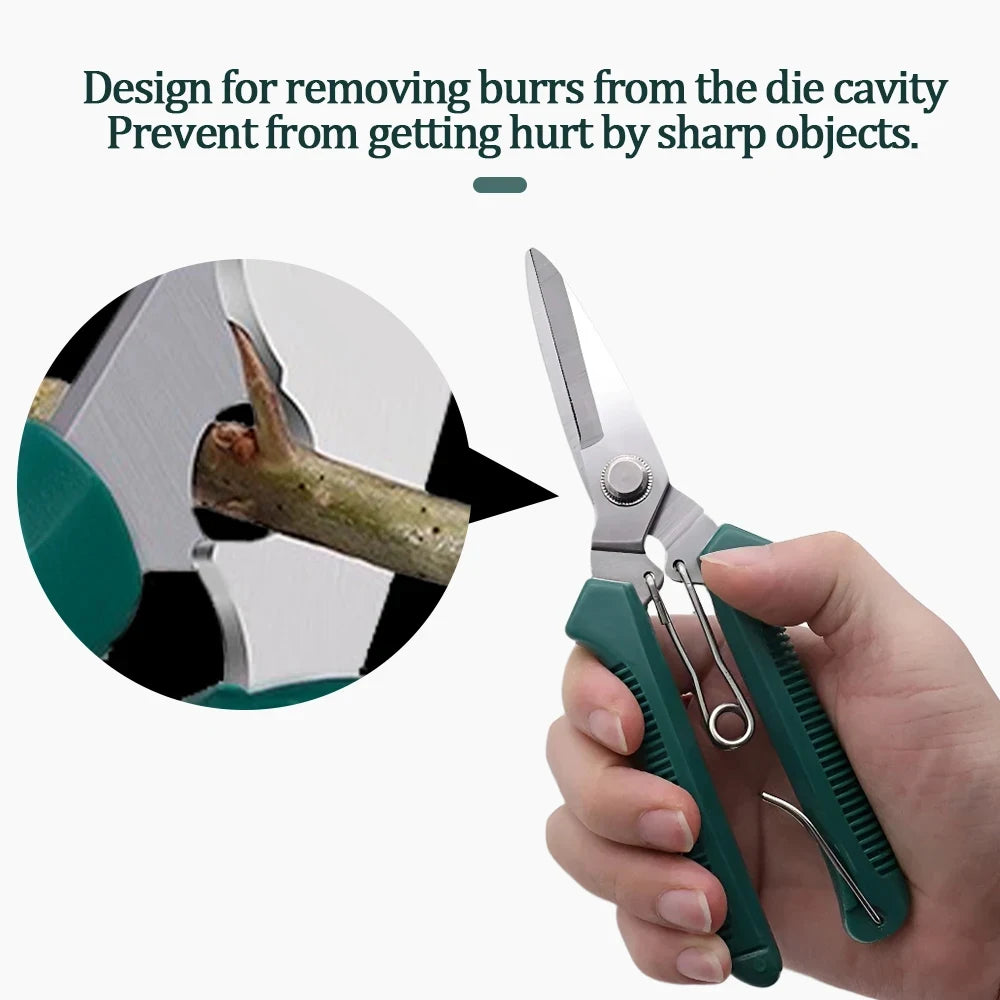 Sharp Garden Tools Secateurs Bonsai Shears Metal Gardening Scissors Pruning Tool Fruit Picking Weed Household Potted Hand Cutter