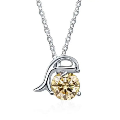 Super White Lab-Created Diamond Necklace
