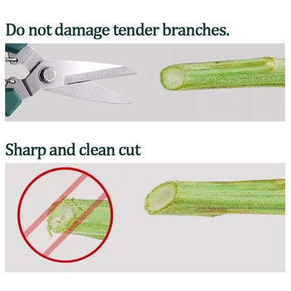 Sharp Garden Tools Secateurs Bonsai Shears Metal Gardening Scissors Pruning Tool Fruit Picking Weed Household Potted Hand Cutter