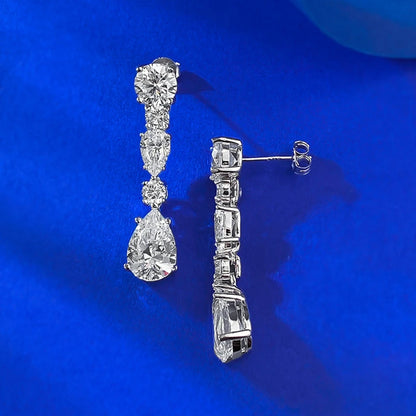 Super White Lab-Created Diamond Earrings