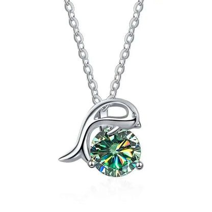 Super White Lab-Created Diamond Necklace