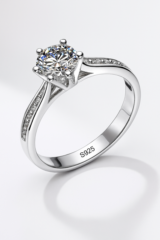 Timeless Elegance – Ultra White Lab-Grown Diamond Ring