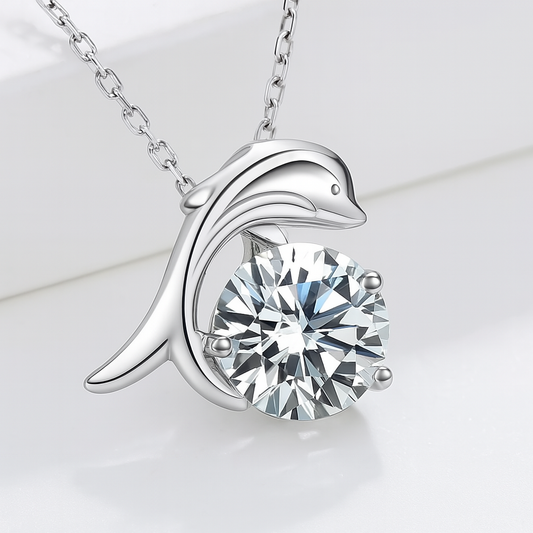 Super White Lab-Created Diamond Necklace