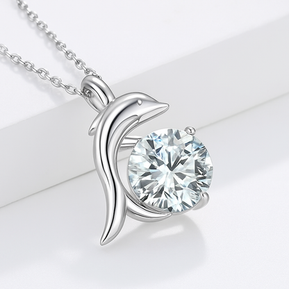 Super White Lab-Created Diamond Necklace