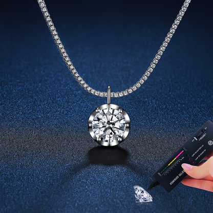 2ct Moissanite Necklace | 925 Silver by NeeTim