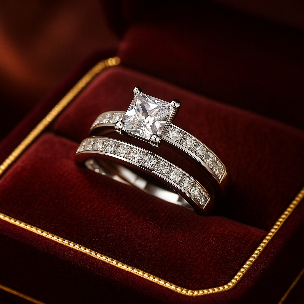 925 Sterling Silver Twin Zircon Rings – Elegance Multiplied