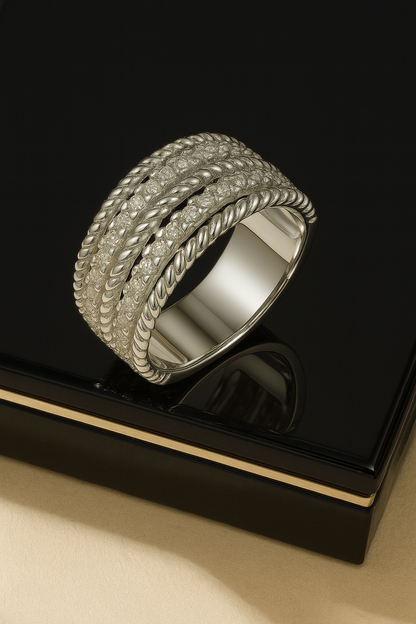 Twist of Love – Lab Diamond Ring