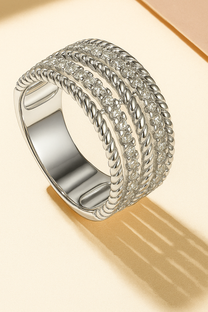 Twist of Love – Lab Diamond Ring