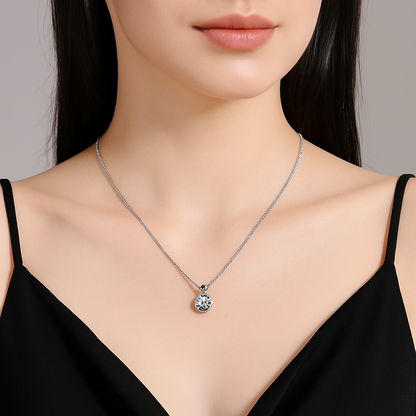 2ct Moissanite Necklace | 925 Silver by NeeTim