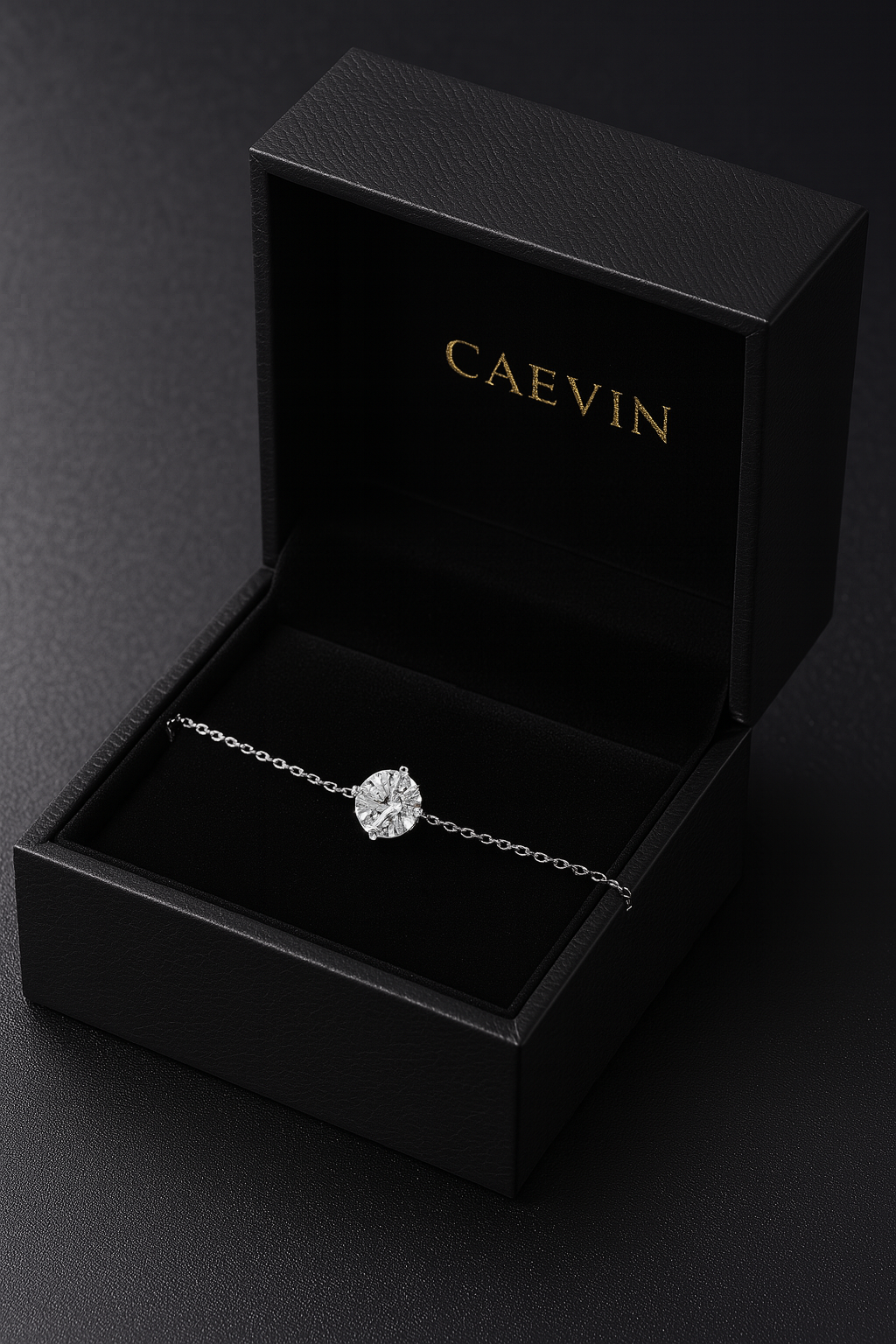 Adjustable Moissanite Hand Chain – 1 Carat, 925 Silver