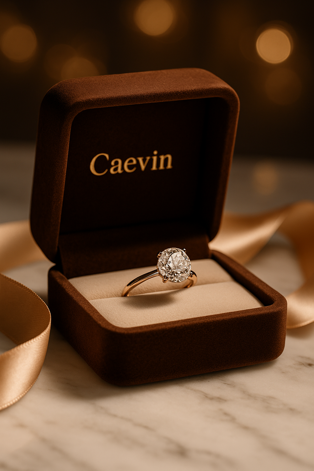 Minimalist Moissanite Engagement Band