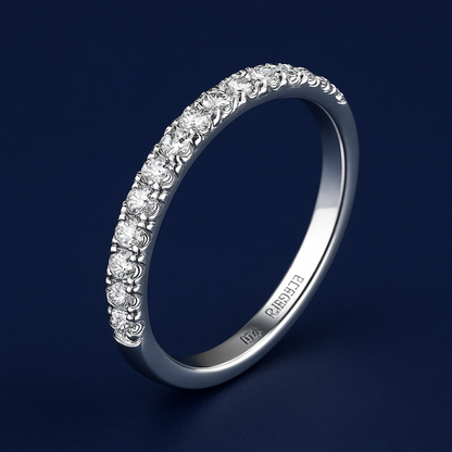 0.27CT Diamond Ring 18K Gold Plated – Elegant & Feminine