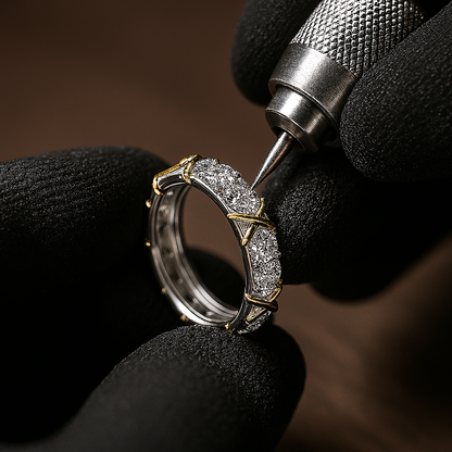 MINTYBOX 1.04ct Crossover Lab Diamond Ring – Premium White Gold