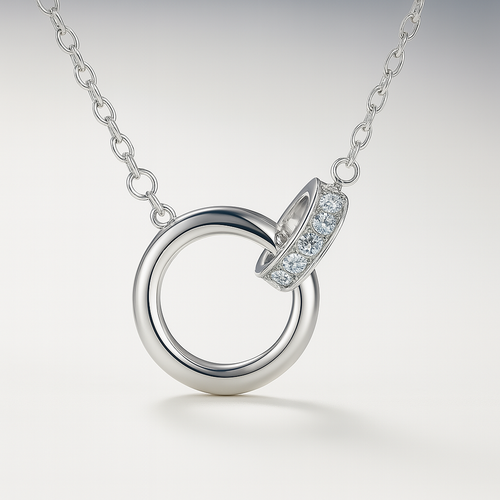 Mobius Sparkle – S925 Zircon Clavicle Necklace